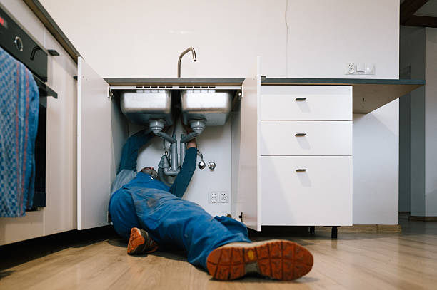 Professional Emergency Plumber technician working in Montpelier, OH